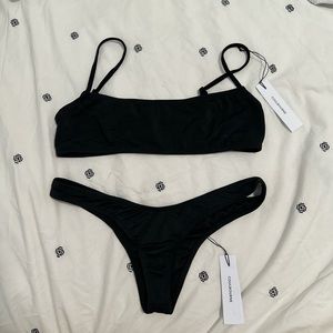 Coulbourne black bathing suit set
